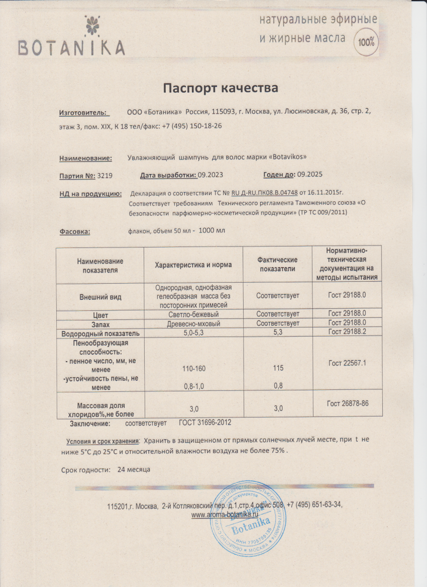 Паспорт №092023